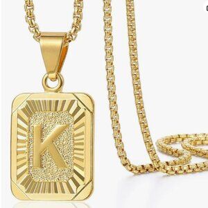 K gold plated necklace